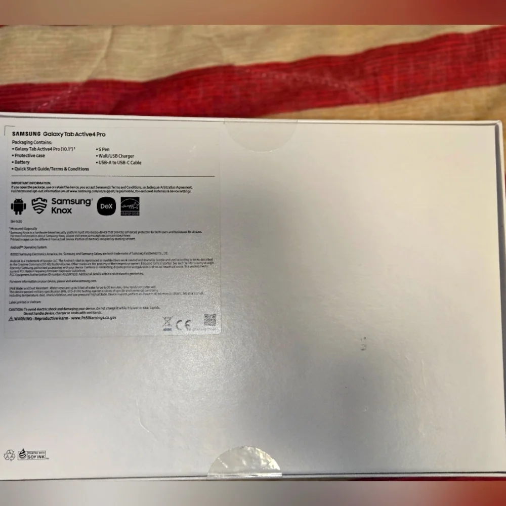 Galaxy tab Active4 pro